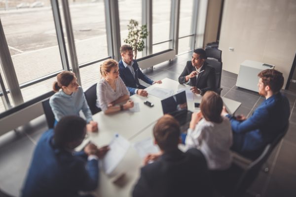 Business Team Empowerment Success Motivation Concept Business Team Empowerment Success Motivation Concept